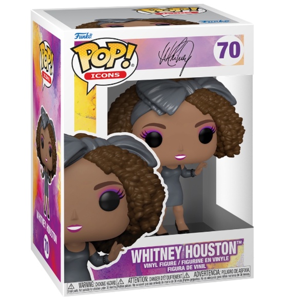 Funko Pop Icons: Whitney Houston (How Will I Know) Vinyl Figure - Picture 9 of 10